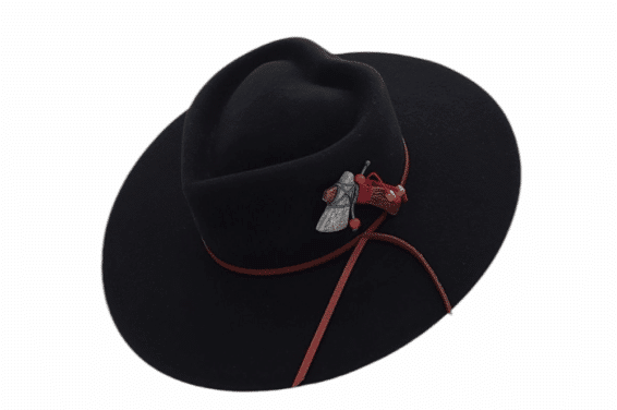 Bull Ranch Tomahawk Heart Fashion Felt