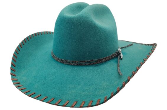 Custom AHM Cattleman Cactus Felt Hat
