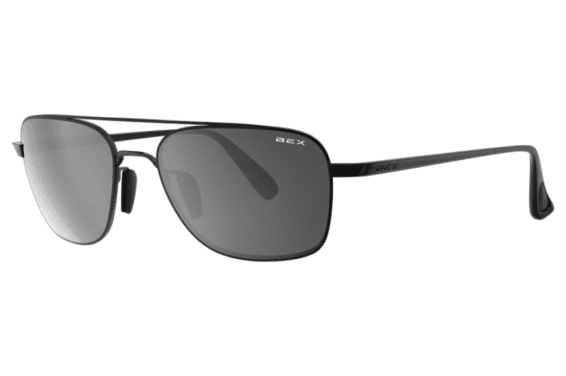 Bex Sunglasses Mach Matte Black Gray/Silver