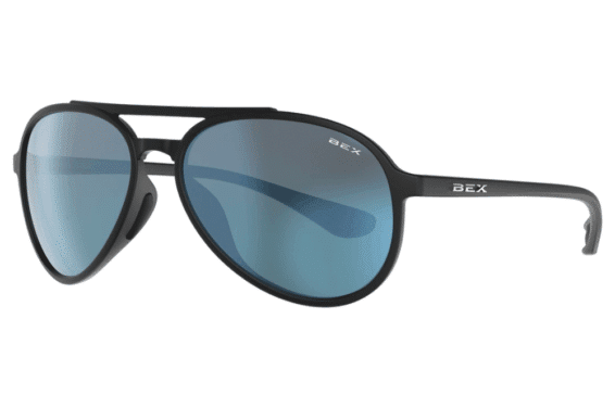 Bex Sunglasses Wesley Lite Black Gray/Blue Silver