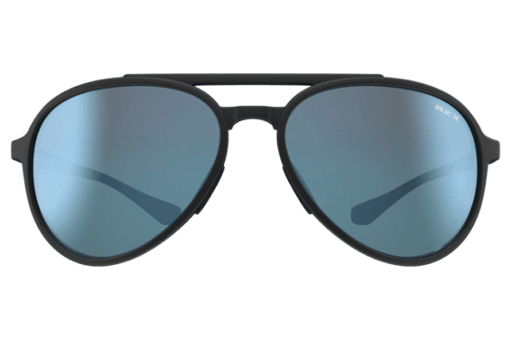 Alternative view of Bex Sunglasses Wesley Lite Black Gray/Blue Silver