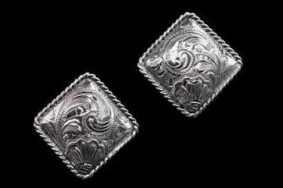 Vogt-The Silver Iris Western Earrings 011-2109SS