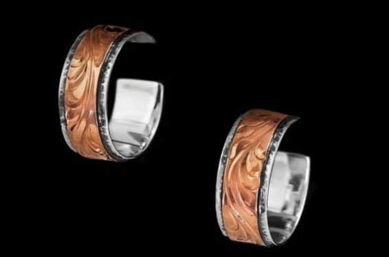 Vogt-The Red Canyon Hoop Earrings