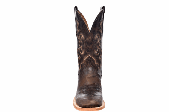 Alternative view of Corral Mens Moka Embroidery Wide Square Toe Boots A4264