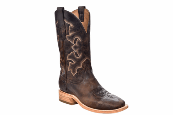 Corral Mens Moka Embroidery Wide Square Toe Boots A4264