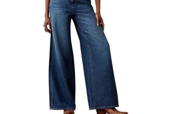 Ariat Ladies Ultra High Rise Calamity Comfort Wide Leg Jeans 10073763