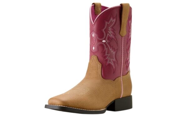 Ariat Youth Tombstone Wide Square Toe Western Boot 10063835