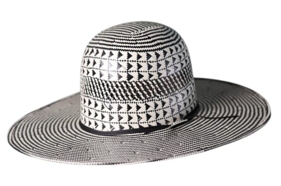 Atwood 100X Black Bart Open Crown Straw Hat BLACKBART-OC-4.5-A