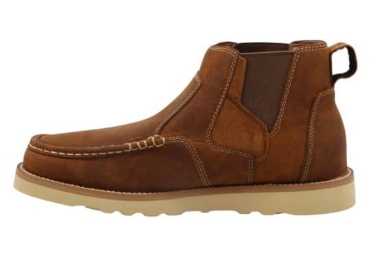 Alternative view of Twisted X Mens 4" Wedge Chelsea Sole Slip On Leather Shoes MCA0013