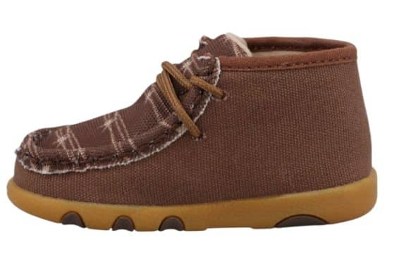 Alternative view of Twisted X Infant Chukka Barbwire Print Driving Moc Brown ICA0042