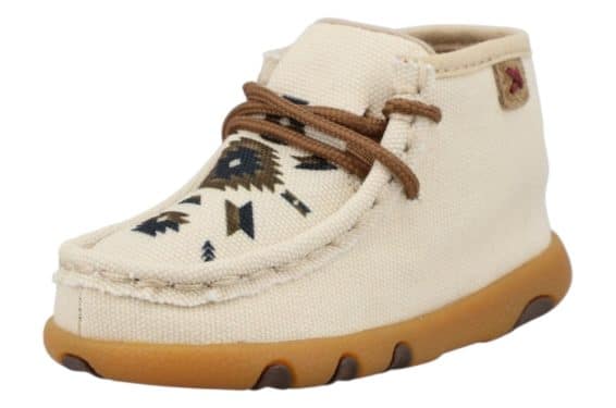 Twisted X Infant Chukka Cream Southwest Print Driving Moc ICA0044