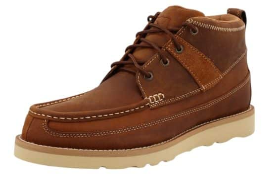 Twisted X Mens 4" Wedge Sole Smooth Leather Shoes MCA0007