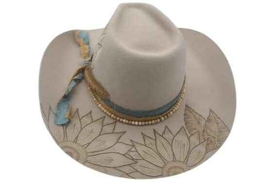 Alternative view of Custom Bailey Conway Sunflower Felt Hat