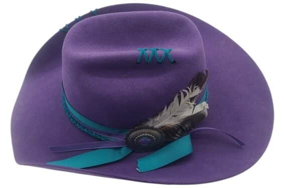 Alternative view of Custom Bailey Punchy Purple Felt Hat