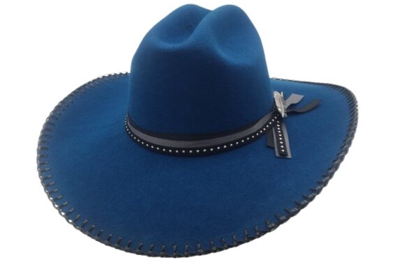 Custom AHM Gunslinger Royal Felt Hat