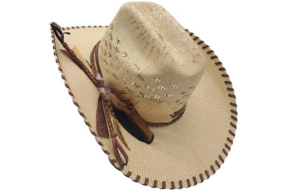 Alternative view of Custom Lone Star Blake Straw Hat