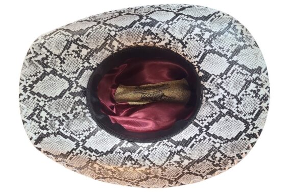 Alternative view of Custom RDR Snake Print Felt Hat