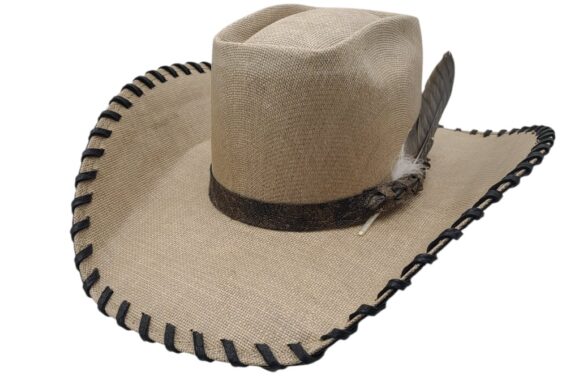 Custom Rodeo King Fine Jute Straw Hat