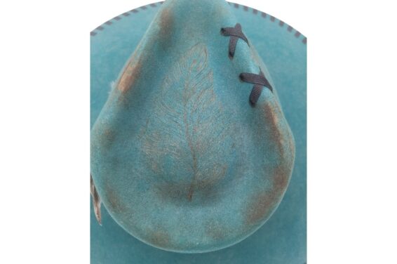 Alternative view of Custom Dallas Hats Feather Crown Felt Hat