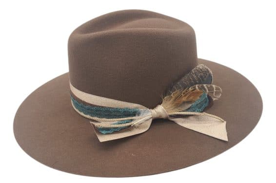 Alternative view of Custom Charlie One Horse Pecan Felt Fashion Hat