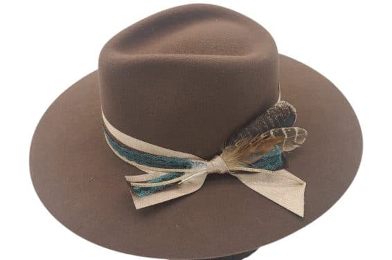 Custom Charlie One Horse Pecan Felt Fashion Hat - Image 3