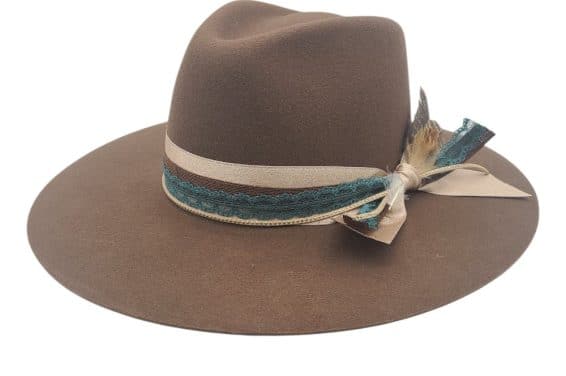 Custom Charlie One Horse Pecan Felt Fashion Hat