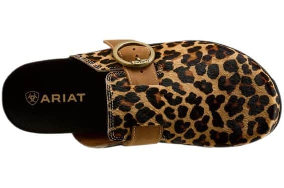 Ariat Ladies Leopard Hair On Country Mule 10080470 - Image 3